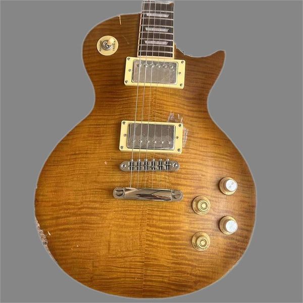

classic electric guitar, nitro paint matte finish, solid wood mahogany, moving sound, delivery