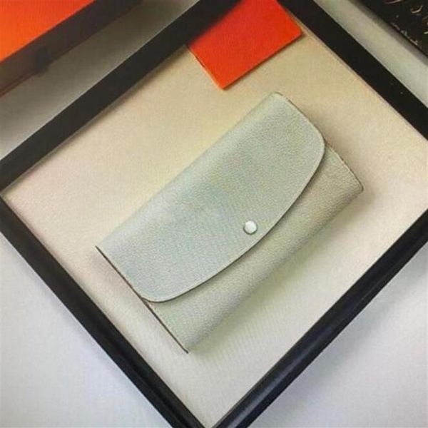 

m60143 m60144 iris wallet grained mahlna leather perforated pattern women long flap clutch wallets woman coin card holders purses 264r, Red;black