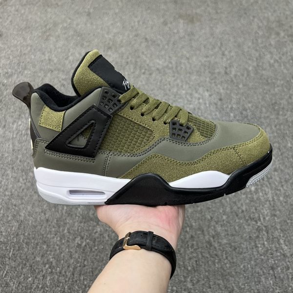 

thunder jumpman 4 4s mens basketball shoes pine green military black seafoam midnight navy cat university ice blue canyon purple men women s