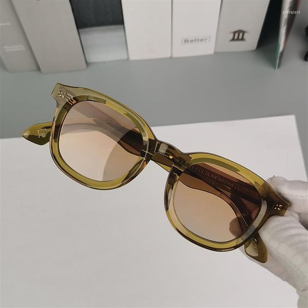 

sunglasses original vintage for men and women dahven series hand craft oval tortoise acetate solar glasses278m, White;black