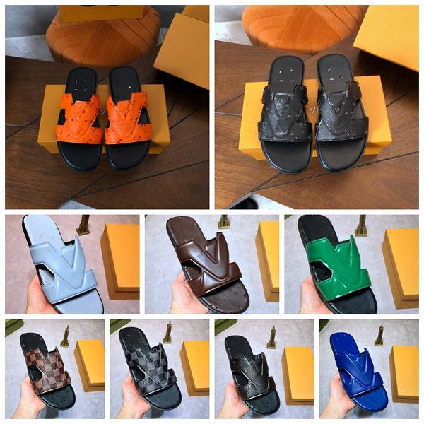 

designer sandal women men rubber leather slide sandal dress shoe wedges sandal beach slippers luxury summer platform size 35-45 38-45, Black