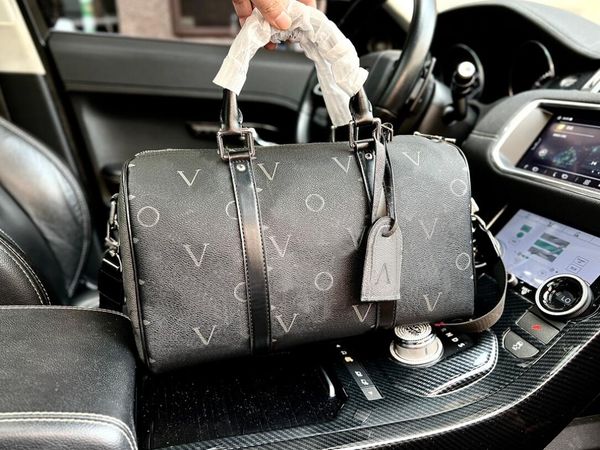 

luxury casual designe duffle bags totes fashion designer casual travel bag m56711 keepall 35 cm flower boston handbag shoulder bags