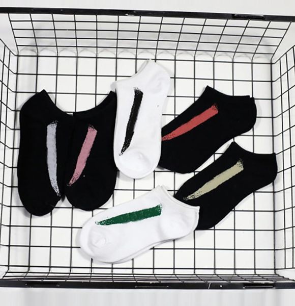 

men women ankle socks letter socks fashion leisure sport sock6686453, Black