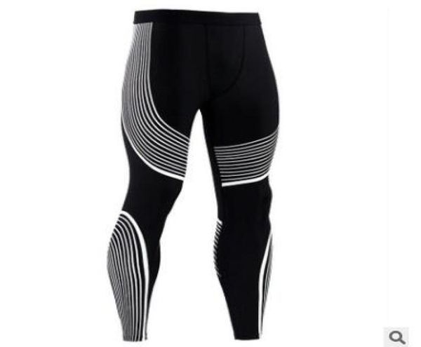 

fashion mens gym compression leggings sport training pants men running tights trousers men sportswear dry fit jogging pants with s5715269, Black
