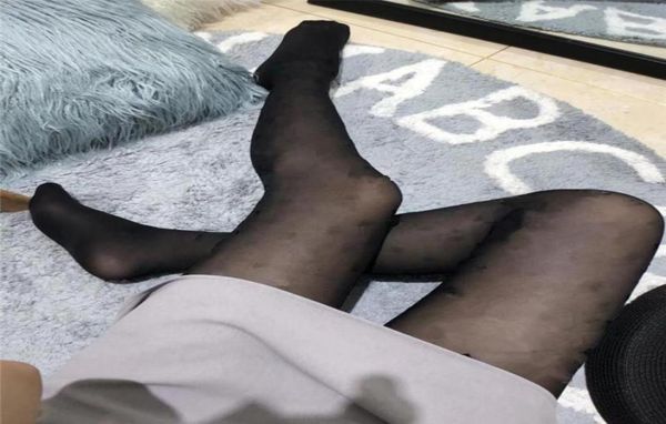

black long stockings women fashion thin lace mesh tights soft breathable retro hollow letters tights 202110892983381605, Black;white