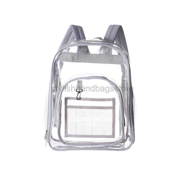 

2023 sell designer bag creative backpack transparent backpack fashionable printable waterproof bag creative travel clear jelly bagsstylishha