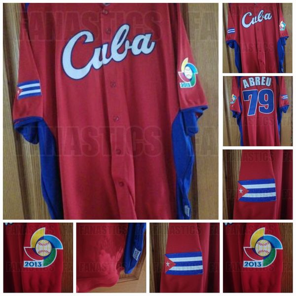 

2013 world baseball classic team usa spain australia cuba 5 david wright 7 joe mauer 40 cishek 43 dickey on field jersey, Blue;black