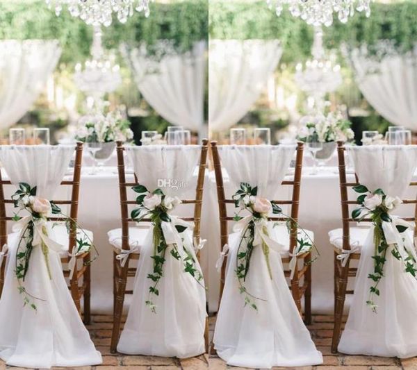 

2016 new designer chair sashes wedding accessory wedding supplies wedding decoration ruffles chiffon chair covers2290829