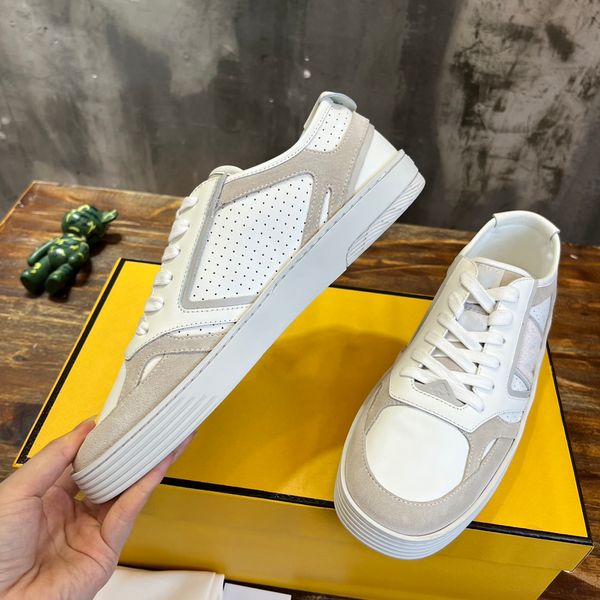 

designer men's step runner sport shoes suede leather jogging low trainers rubber wholesale tech fabrics mesh skateboard casual walking, Black