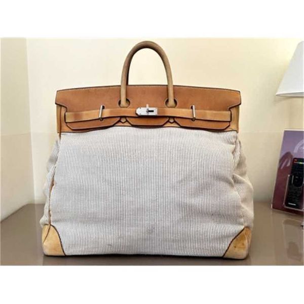 

outdoor bags hac 50cm h ermess handbag canvas and leather stitching birkins genuine leather handbags with8vjpqwqq wq qq6r37