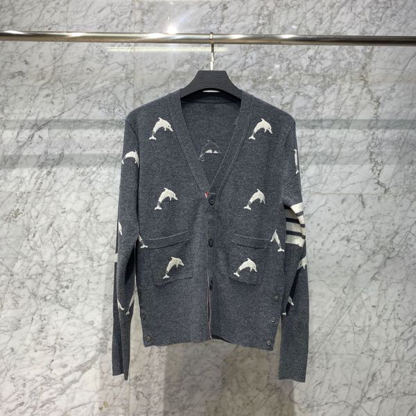 

men's sweaters autumn men thicken cardigan v-neck long sleeve wool animal striped women knitted outerwear soft korean, White;black