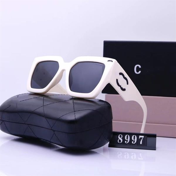 

designer brand luxury women's sunglasses new style small fragrance casual versatile fashion trend uv resistant sun visor232g, White;black