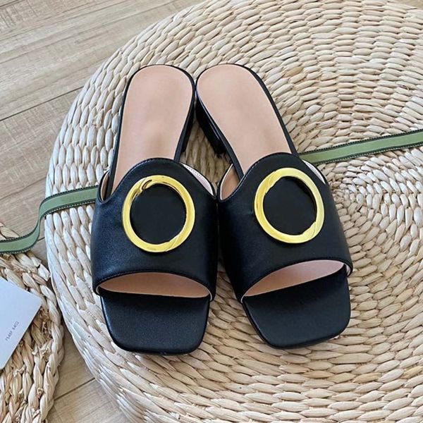 

designer sandals women brand sandals designer slippers macaron thick bottom non-slip soft bottom fashion new g family high heel jelly women&, Black
