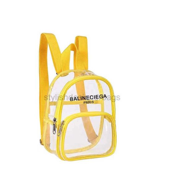 

2023 designer bag backpack pvc transparent bags outdoor sports sell waterproof mini travel backpack storagestylishdesignerbags14