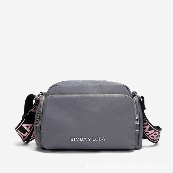 

bimba y lola women designer bag letter nylon shoulder crossbody purse