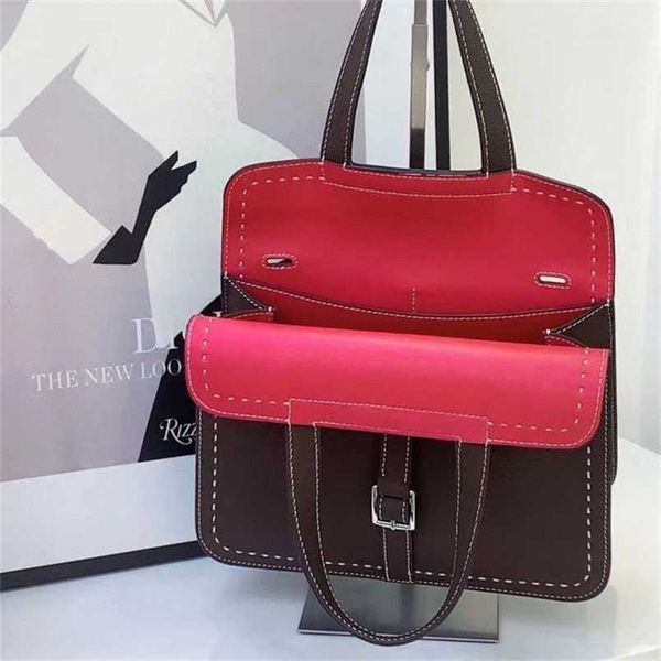 

halzans h ermes genuine leather 7a handmade bags designer handbag hazan leather patchwork horseshoe tc cow leather lychee pattern 2022 saddl