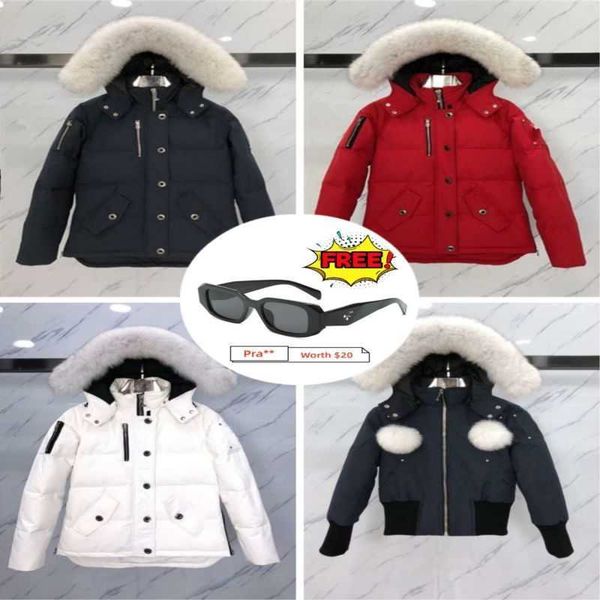 

mooses knuckles jacket men's parkas casual mens outwear outdoor doudoune man winter coat usa knuck warm clothings mooses 7y, Black