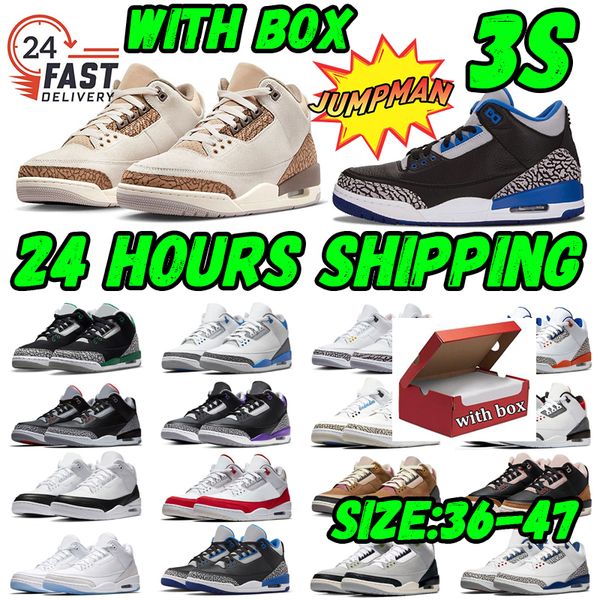 

jumpman 3 3s palomino etro 3 basketball shoes lucky green fire red racer blue pine green cool grey laser brown men women trainers sneakers s