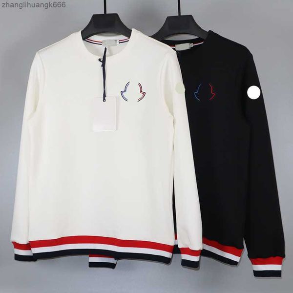 

mens designer hoodies women embroidered badge hoodie sweatshirts loose long sleeve hooded jumper men's clothing, Black