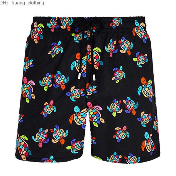 

men's fashion-vilebrequins men swimwear herringbones turtles summer casual fashion style mens bermuda psycho bunny cc84, White;black