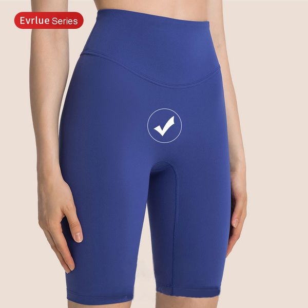 

l_388 classic fit high rise shorts no t-line yoga shorts elastic training tights women skin-friendly short pants