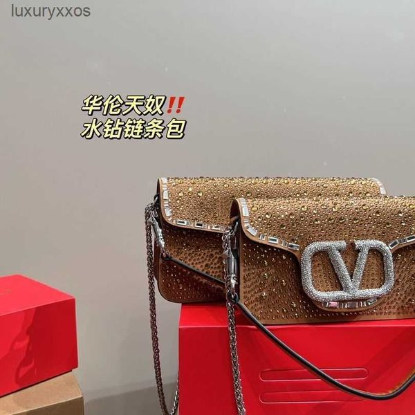 

crossbody purse valentinoc handheld 2023 bag bags grade lady v evening luxury diamond women's high light value chain one shoulder small
