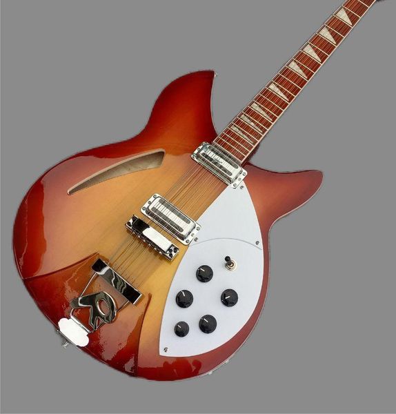 

classic rick 360 12-string cherry red electric guitar, feel good, can be customized to order ing
