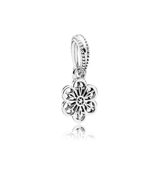 

unique flower dangle alloy charm bead fashion women jewelry stunning european style for pandora bracelet necklace1914753, Bronze;silver