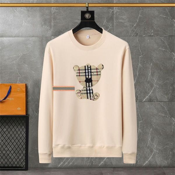 

2023ss autumn/winter fashion chest bt letter print long sleeve hoodie for men and women m-3xl88, Black