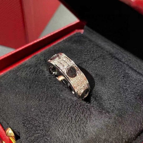 

wholesale c card titanium steel black nail ring female fashion light luxury classic, Silver