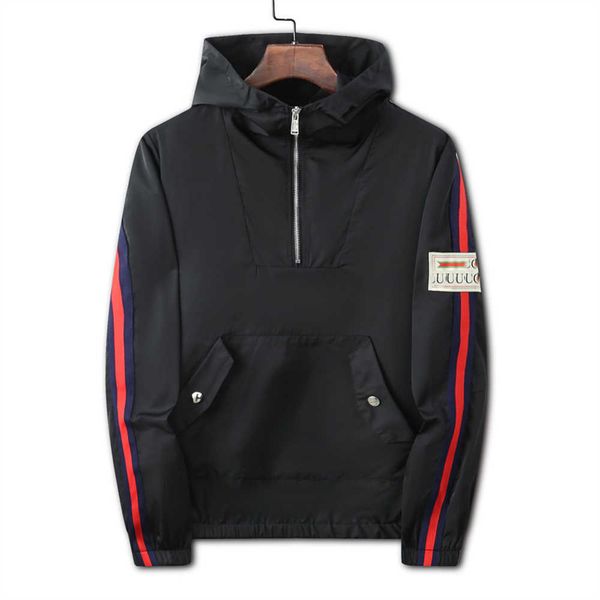 

new mans designer quality long sleeve shirts mens brand jacket autumn winter luxury clothing black white embroidery letter coat, Black;brown