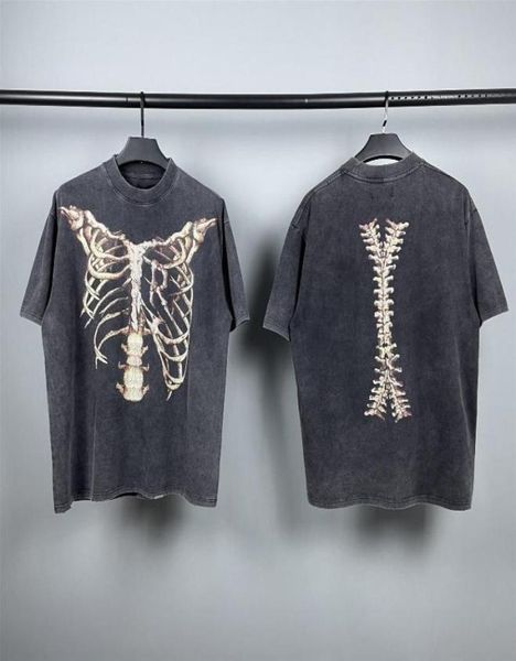 

men039s tshirts 2022ss men tshirt 11 vintage skeleton destroys women t shirt oversize shirts clothing6520258, White;black