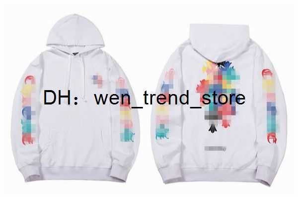 

2023 classic designer chromes hoodies winter sweatshirts heart hoodie ch long sleeve jacket loose coat hooded hoody man hip hop hearts sweat, Black