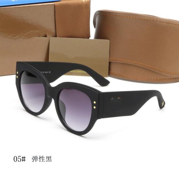 

1pcs brand sun glasses evidence sunglasses designer glasses eyewear mens womens polished black sunglasses 729271b, White;black