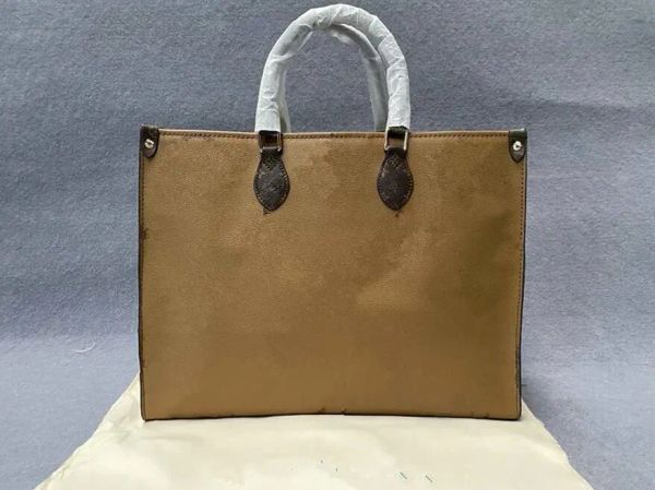 

luxury designer bag onthego totes mm bag women handbags purse tote bag ladies flower casual pu leather shoulder bags female big purses handb