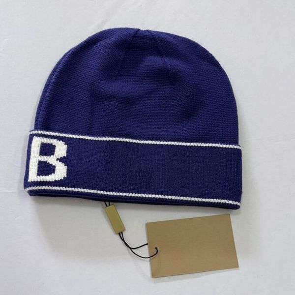 

designer men's beanie hat women's new classic sport letters casual knit hat, Blue;gray