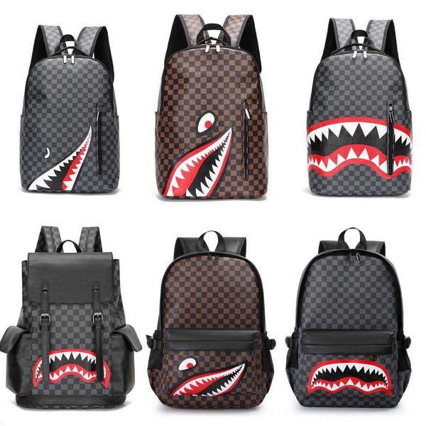 

fashion brand mens designer backpack large bookbag luxury leather lapbackpacks womens student school bag for men travel bag pack 230819