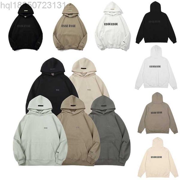 

ess hoodies mens hoodie designer hoodies woman hoodie fashion trend friends hoodie black and white gray print letter dream hoodie size ofg s