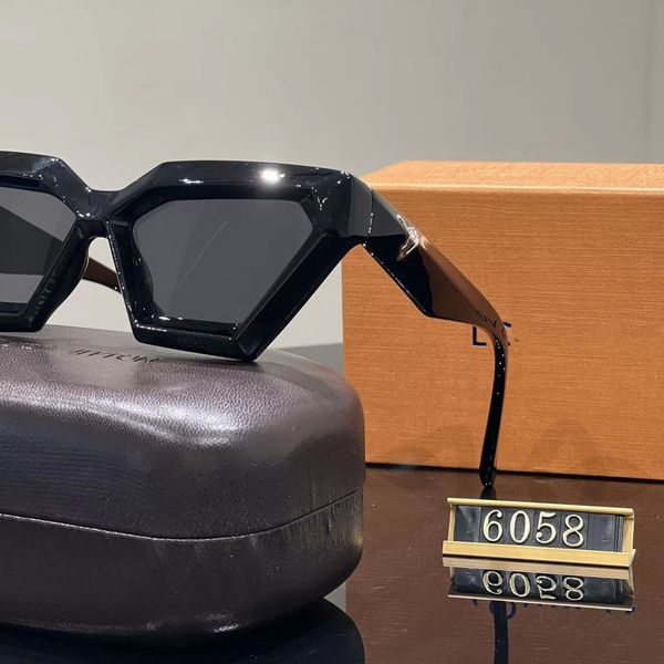 

new fashion hexagonal designer sunglasses for men and women beach street pgraphy popular glasses, White;black
