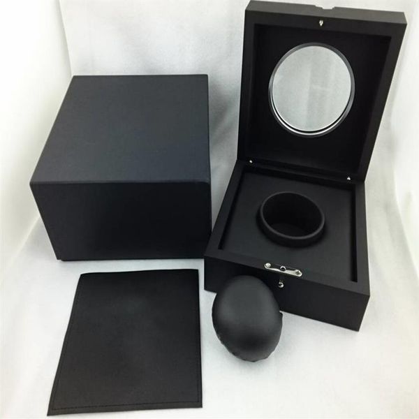 

mens womens watch box papers card transparent glass gift boxes automatic movement watches box2256, Black;blue