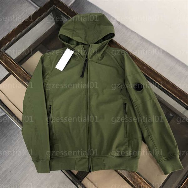

mens windbreaker cp jacket men designer coat traditional armband windproof design long sleeved high neck hooded trench coats designers jacke, Black;brown