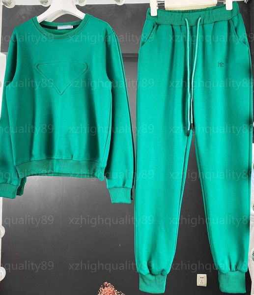 

women tracksuit designer set sweatshirt sweatpants two piece sets classic letter pattern pure colour stretchy and comfort sportswear designe, Gray