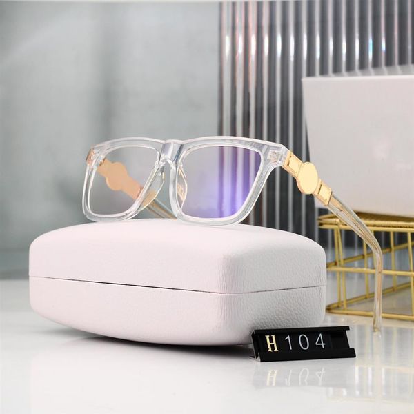 

2023 designer new classic retro designer sunglasses fashion trend 104 sun glasses anti-glare uv400 casual eyeglasses for women men295r, White;black