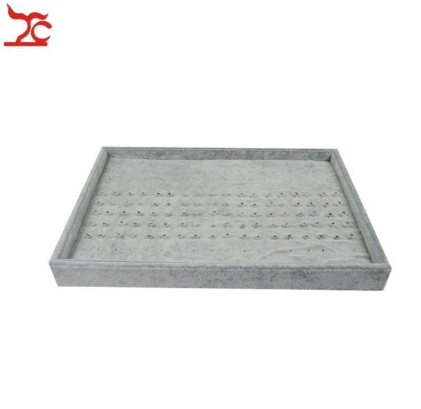 

retail grey velvet jewelry earring organizer display cases 180 slot earring storage holder tray 35 24 3cm26056903076, Black