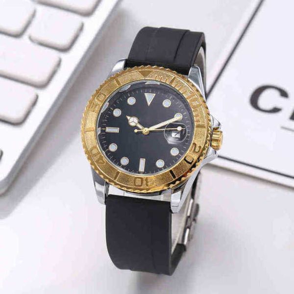 

yachtmasster watch for men jason007 wrsit watches6og0 aaa+ oyster oyster perpetual mechanical movement uhr montre ro.lx with box, Slivery;brown