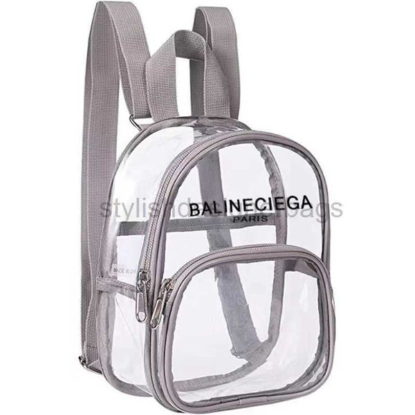 

2023 designer bag backpack pvc transparent bags outdoor sports sell waterproof mini travel backpack storagestylishdesignerbags12