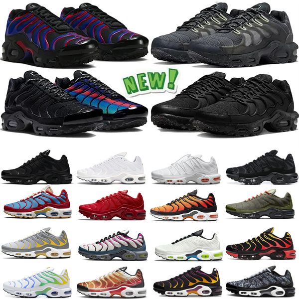 

2023 tn plus running shoes aaa+ tns utility max black refletive tnplus atlanta airs white mesh tennis trainers women mens sneakers sports si
