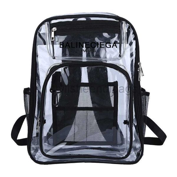 

luxury backpack designer backpack mens backpack womens backpack bookbag transparent waterproof backpack large capacity bags stylisheendibags