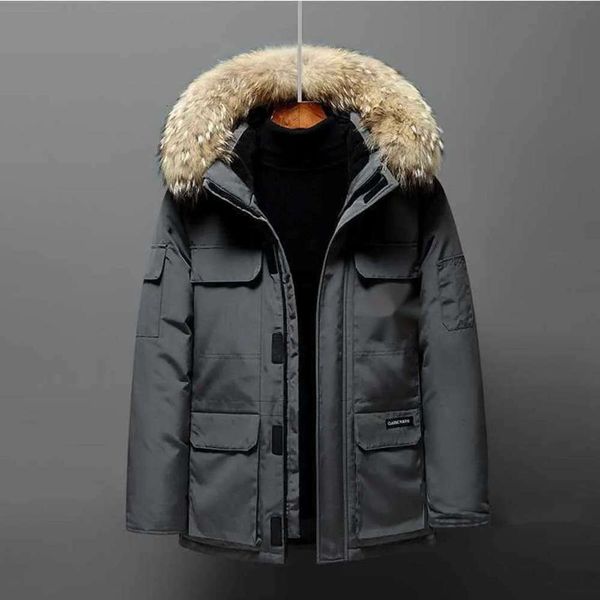 

canada men's down parkas highs quality womens coat designer 22fw fashion winter mens ladies jacket letter plaid classic warm 20829, Black