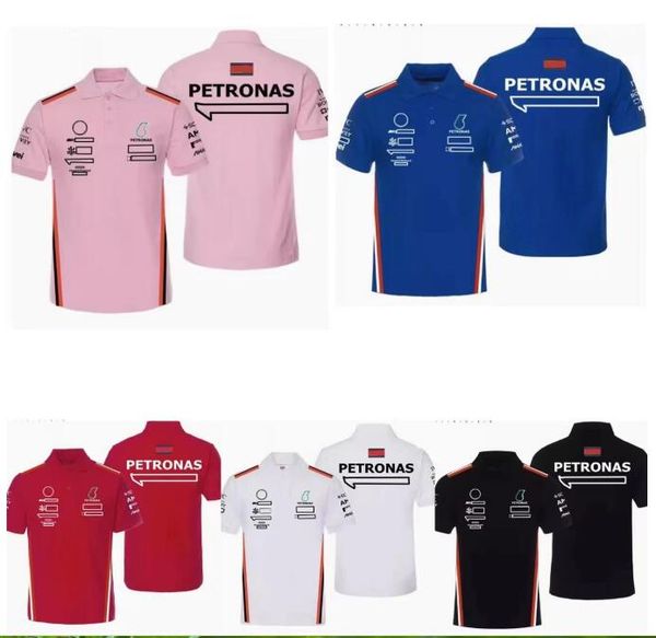 

f1 racing polo shirt summer team short sleeve t shirt same customized